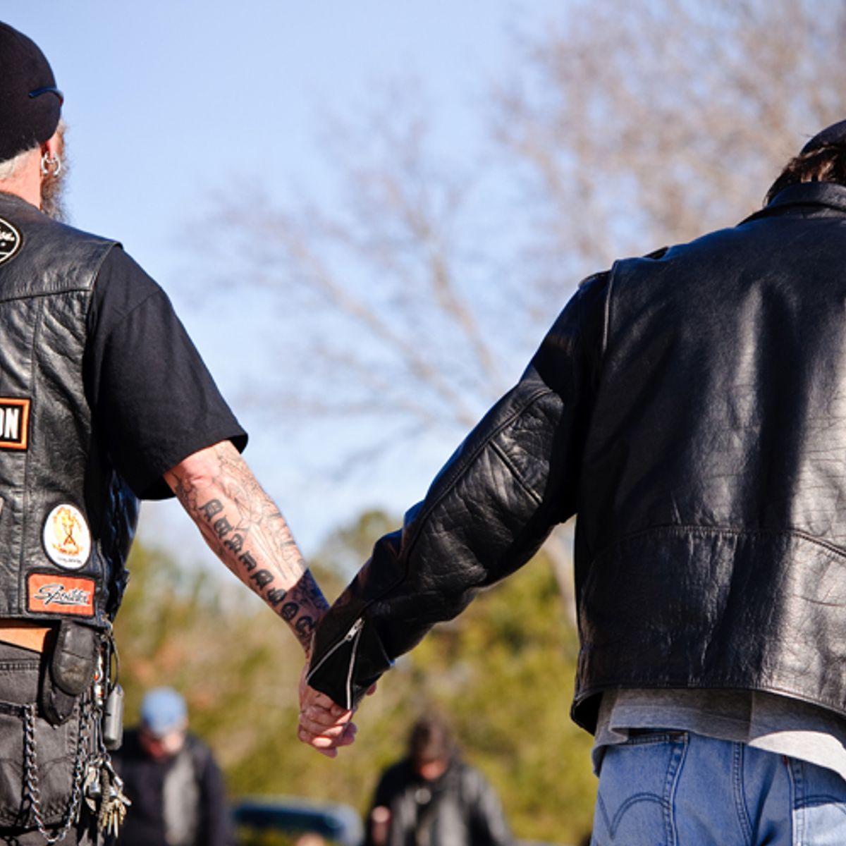 Born Again Bikers Ride Harleys To Church Salon Com