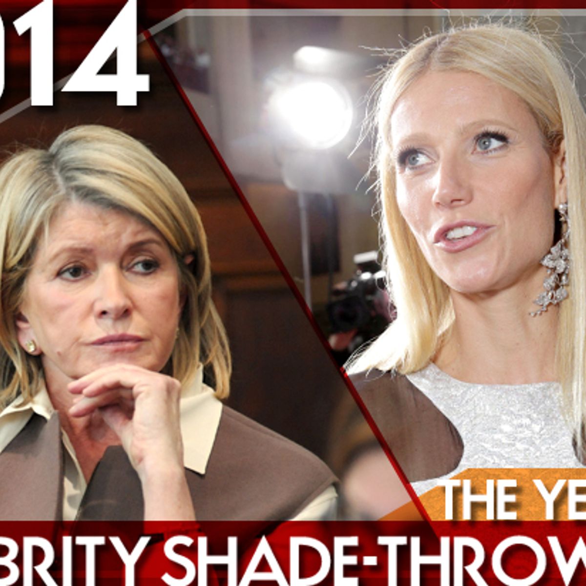 The Year In Celebrity Shade Throwing From Martha Vs Gwyneth To