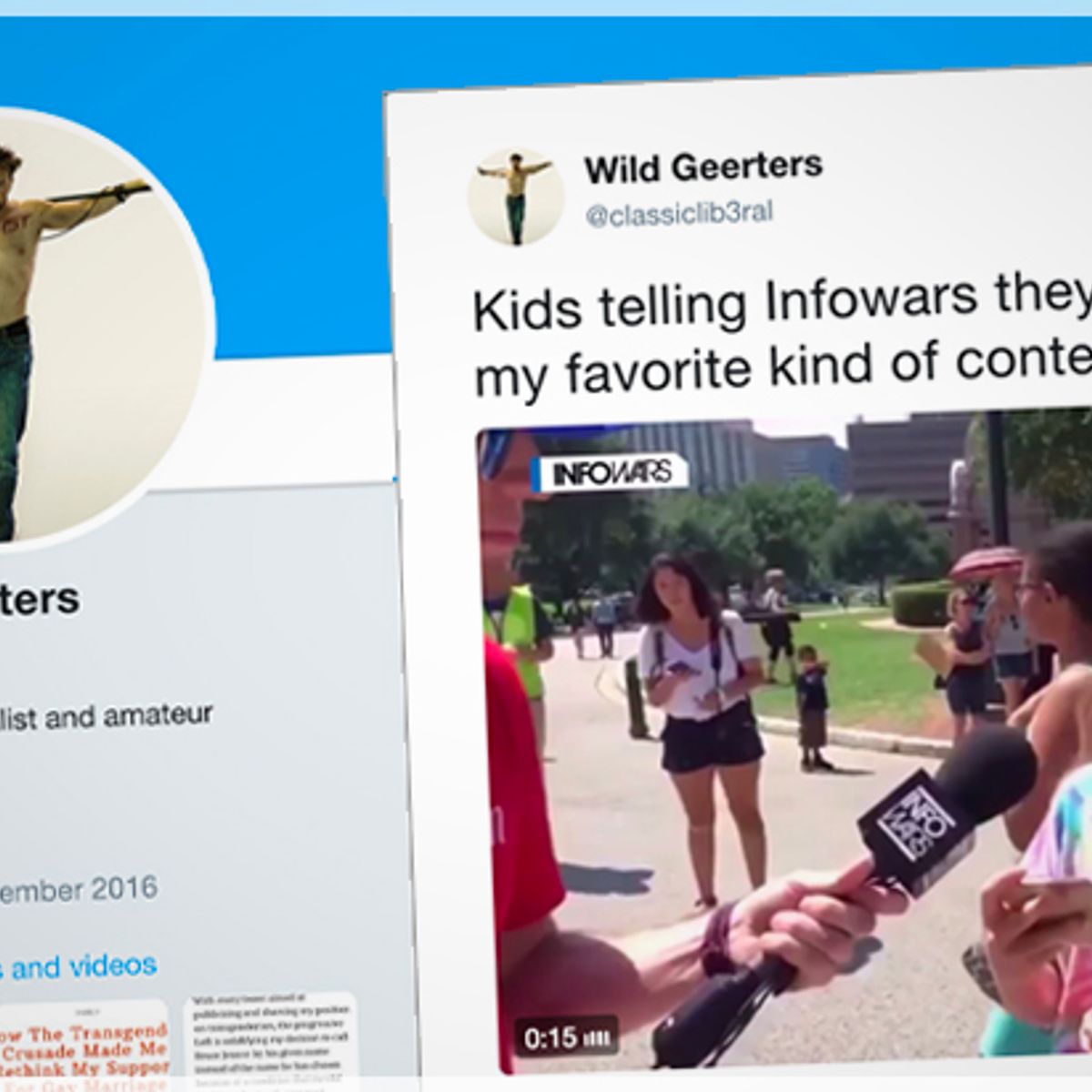 Watch An Adorable Child Call An Infowars Reporter A F King
