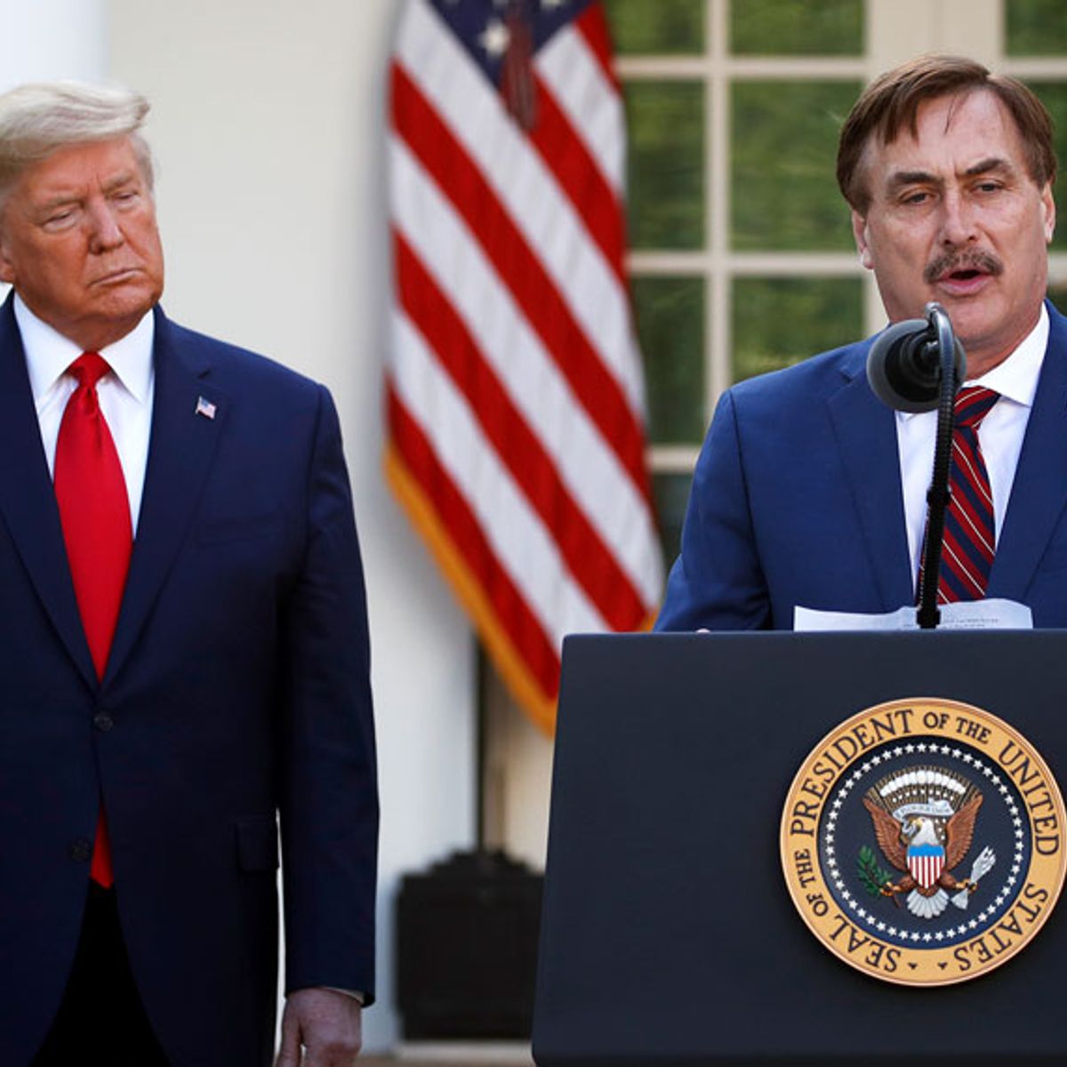 After Trump S Call Mypillow Ceo Mike Lindell Expands From Manufacturing Masks To Sourcing Them Salon Com