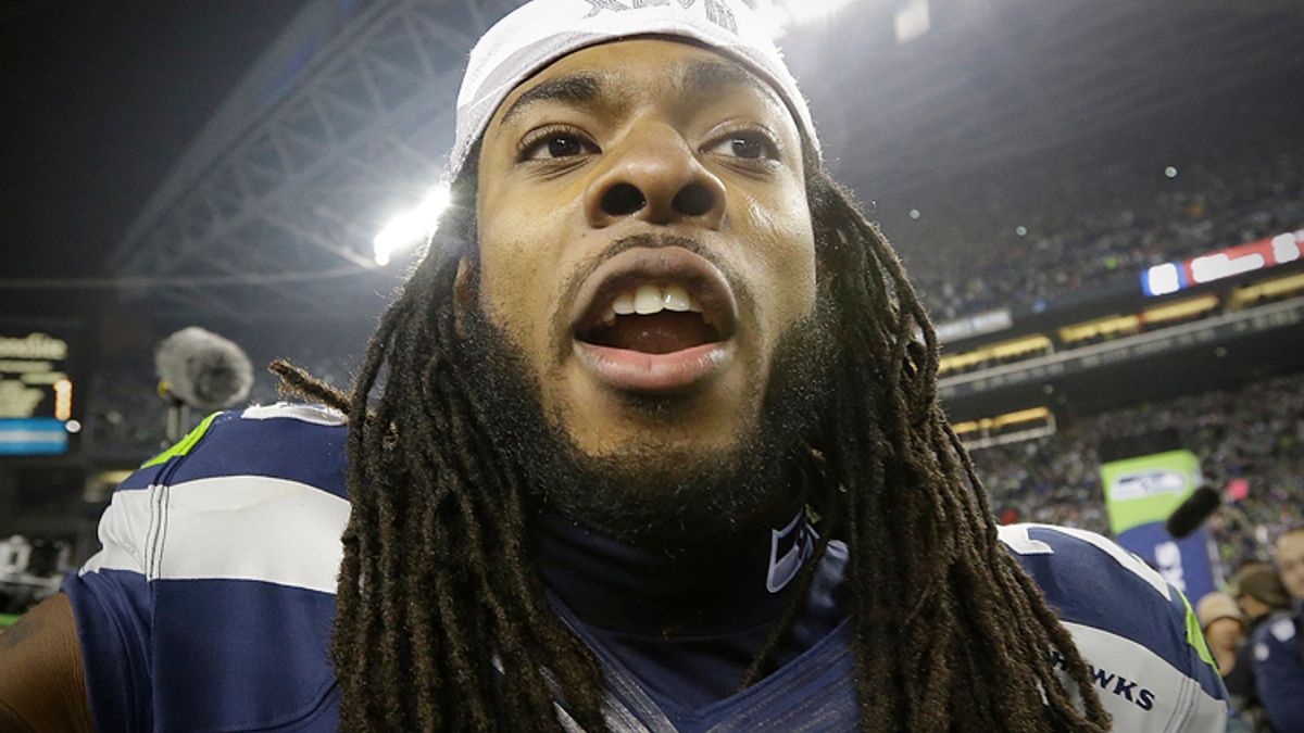 People are scared to throw footballs at Richard Sherman, so they throw  shade instead