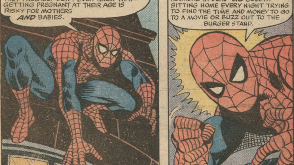 Marvel and Planned Parenthood made a Spider-Man comic in 1976 and it is  awesome and weird 