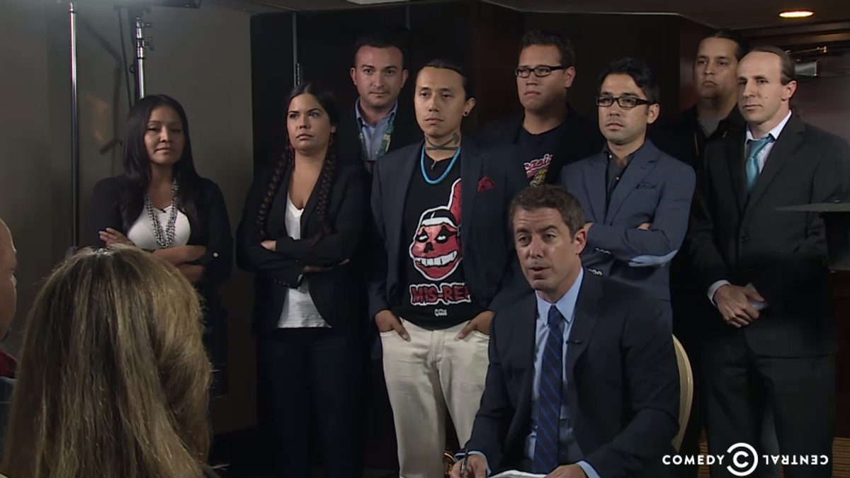 The Daily Show airs controversial Redskins segment