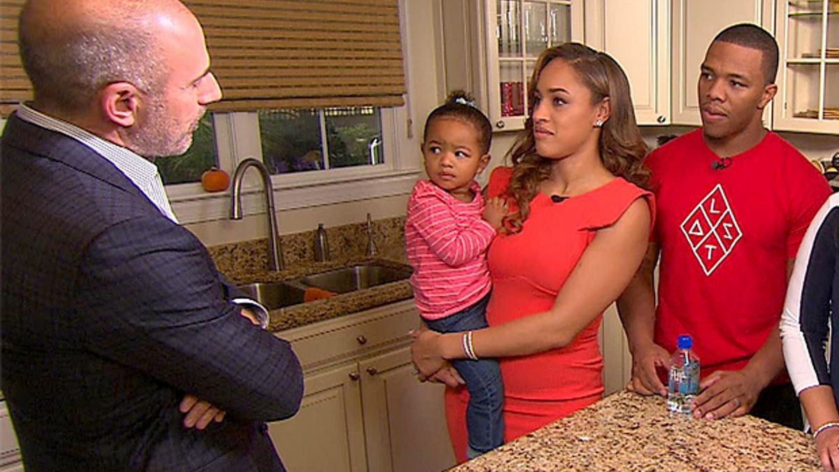 Ray Rice, wife Janay speak to Matt Lauer in a TODAY exclusive