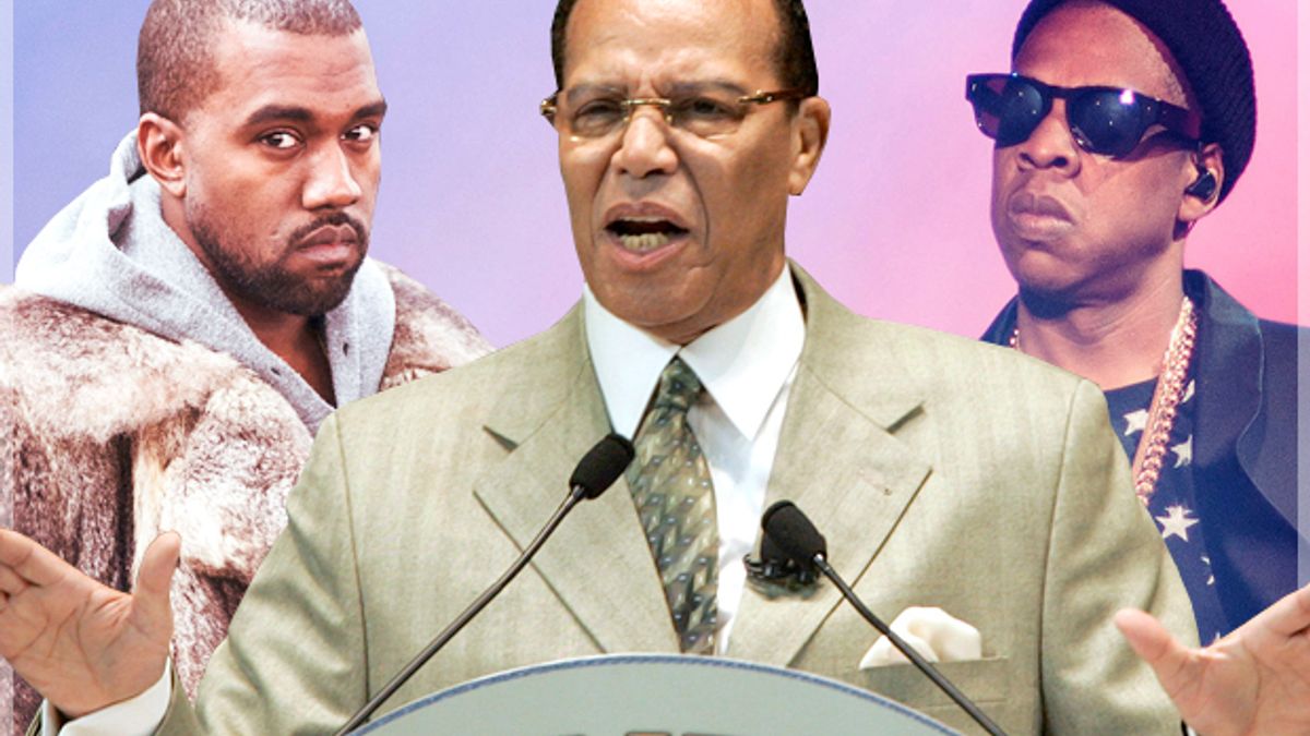 JAY-Z with the Honorable Minister Louis Farrakhan, photographed in
