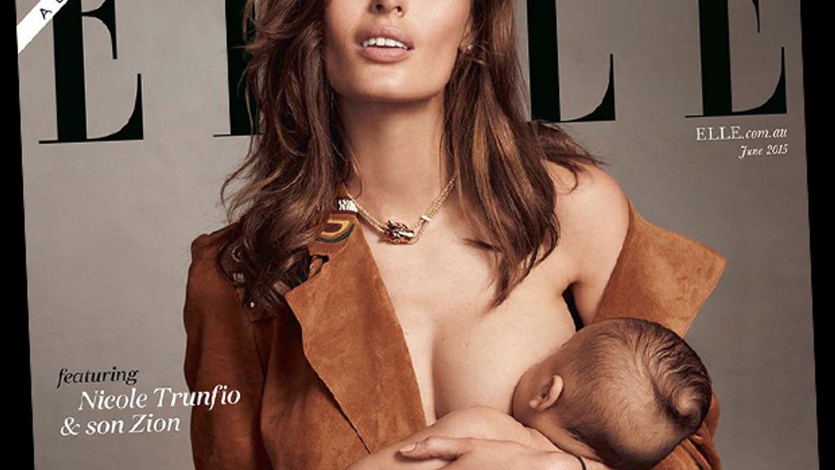 Elle puts a breastfeeding mom on its cover -- but you won't see it in the  store | Salon.com