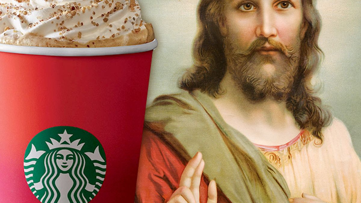 Starbucks Doesn T Hate Jesus The Malignant Narcissism Of The New War On Christmas Crusaders Gets The Backlash It Deserves Salon Com