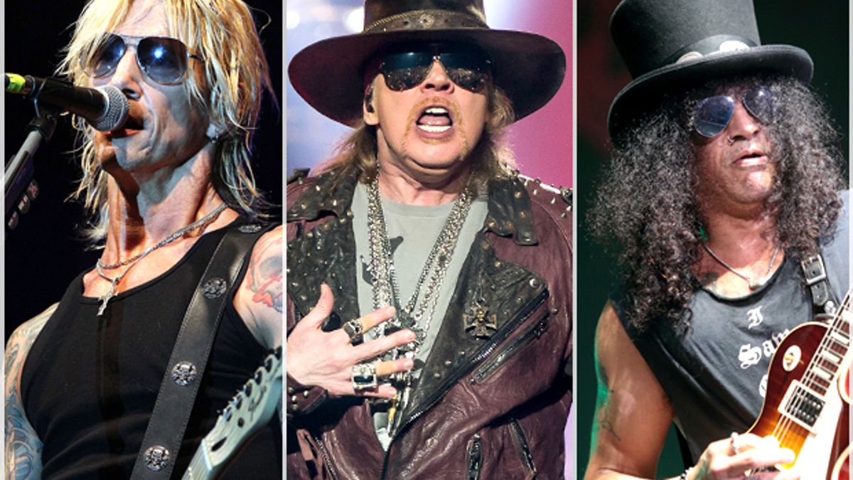 Guns N' Roses (Yes, Slash, Too) May Reunite at Coachella 2016 and Tour