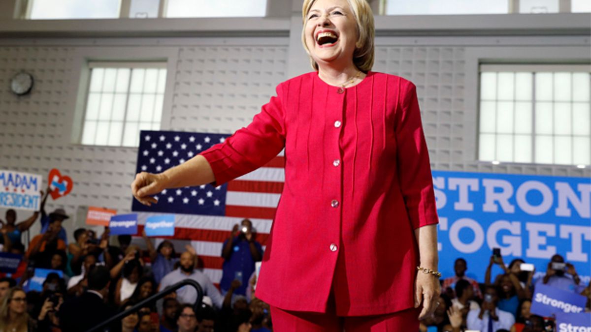 See Hillary Clinton's Colorful Pantsuits