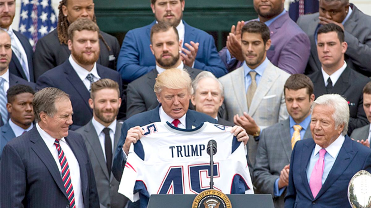 Both Trump and Putin have Patriots Super Bowl rings now