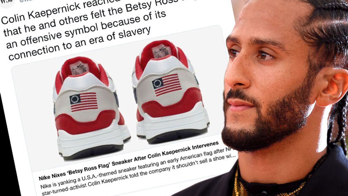 Colin Kaepernick tanks Betsy Ross's Nike deal and conservatives are mad | Salon.com