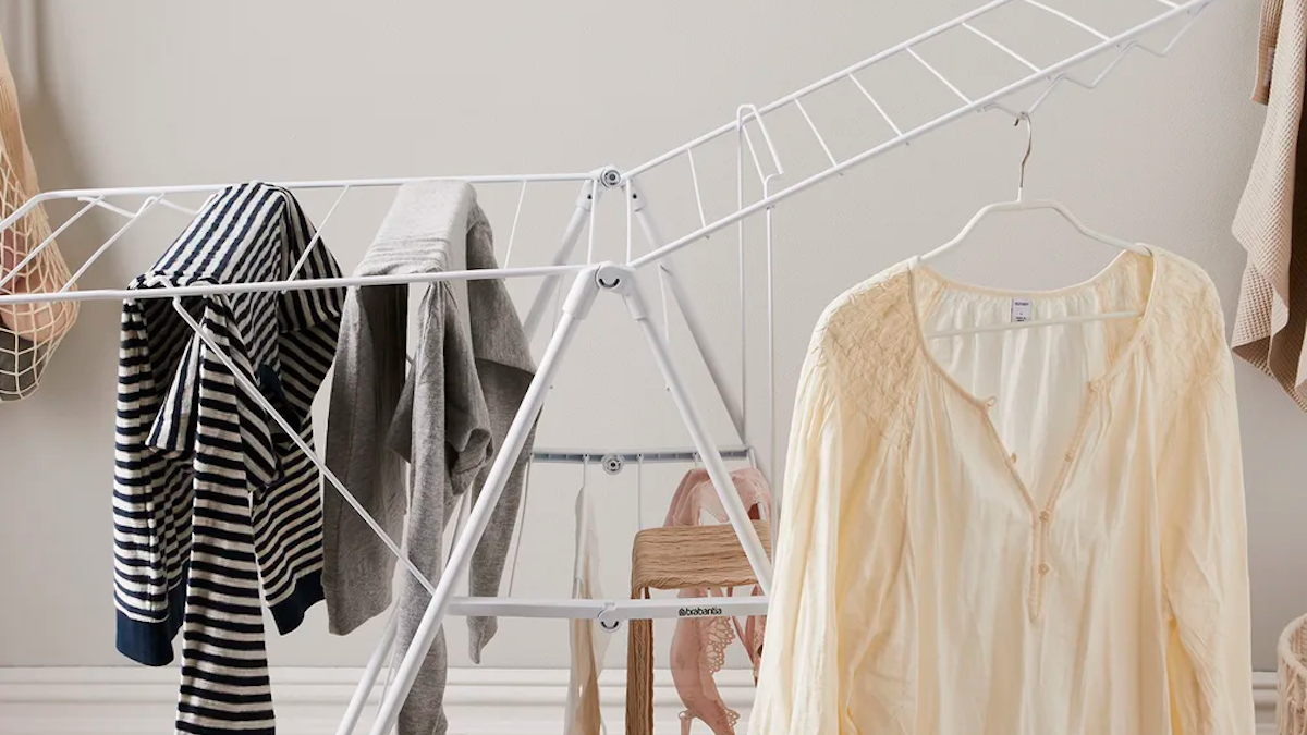 The Best Way to Dry Your Clothes Indoors with a Drying Rack - Styled by  Science