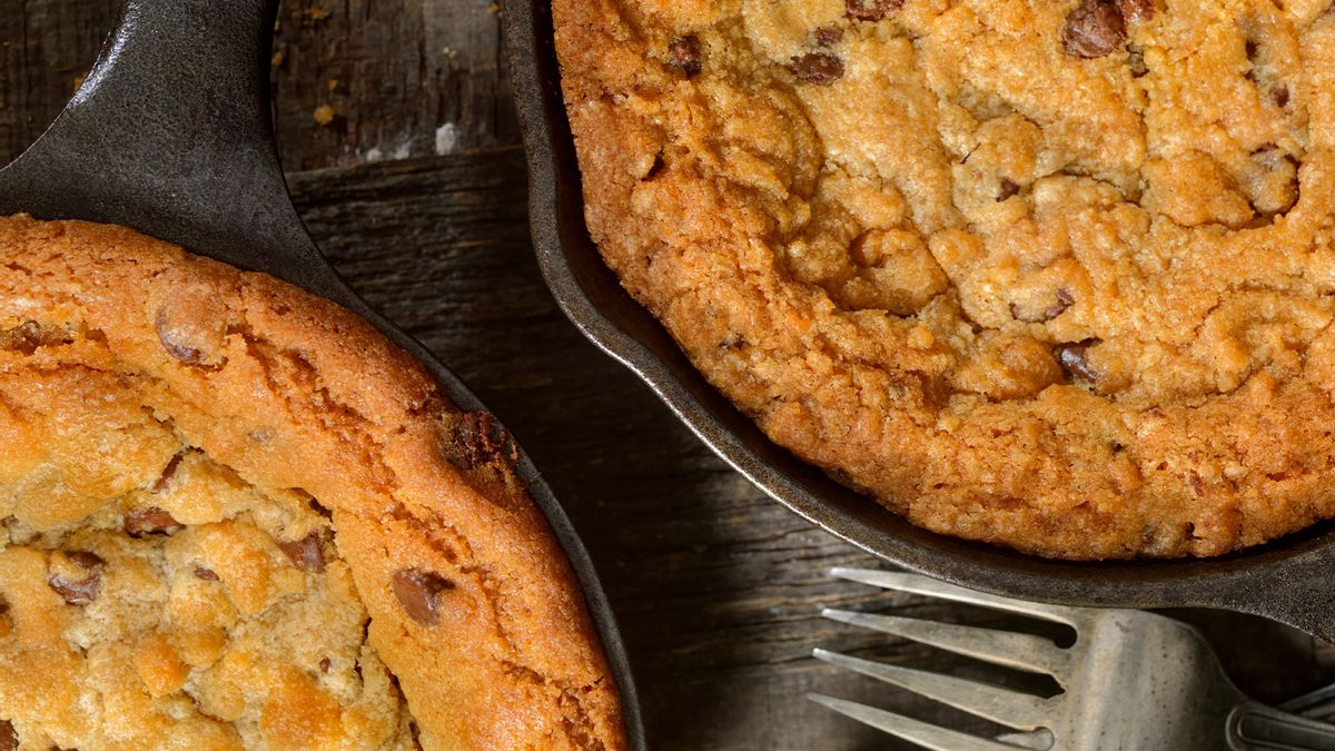 Cast Iron Skillet Chocolate Chip Cookie