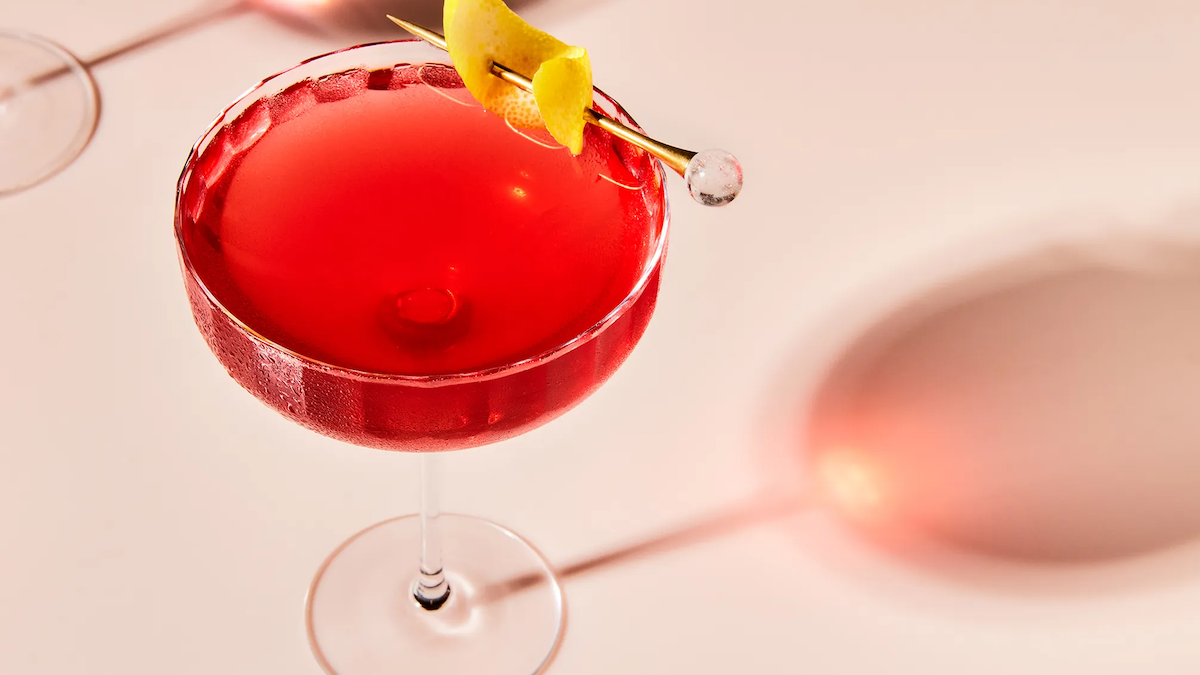 Valentine's Day Strawberry Martini - The Boozy Ginger