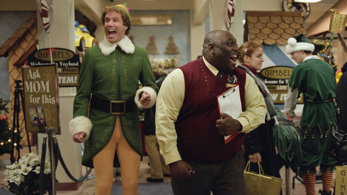 BUDDY THE ELF Christmas Movie Angry Elf Face Will Ferrell  Coffee