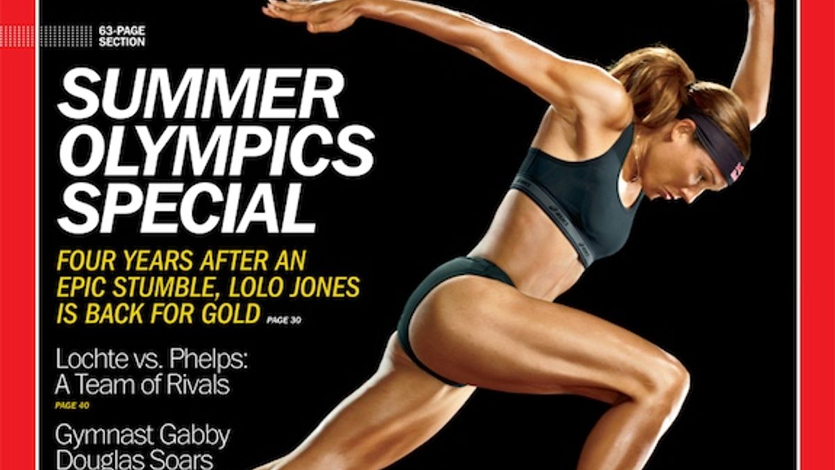 Cover of Time features women athletes as  athletes
