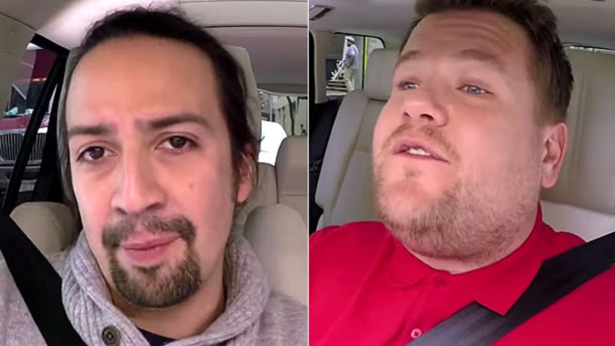 Lin manuel 2025 miranda carpool