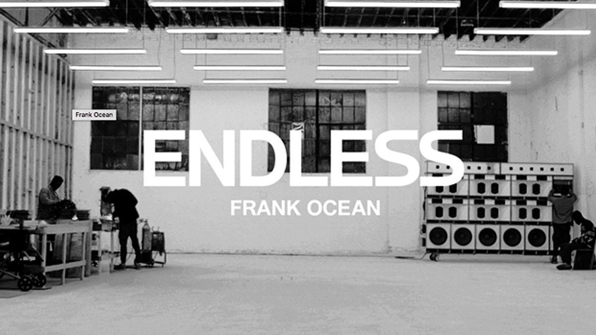 FRANK OCEAN - ENDLESS: VISUAL ALBUM VIDEO [2018] 