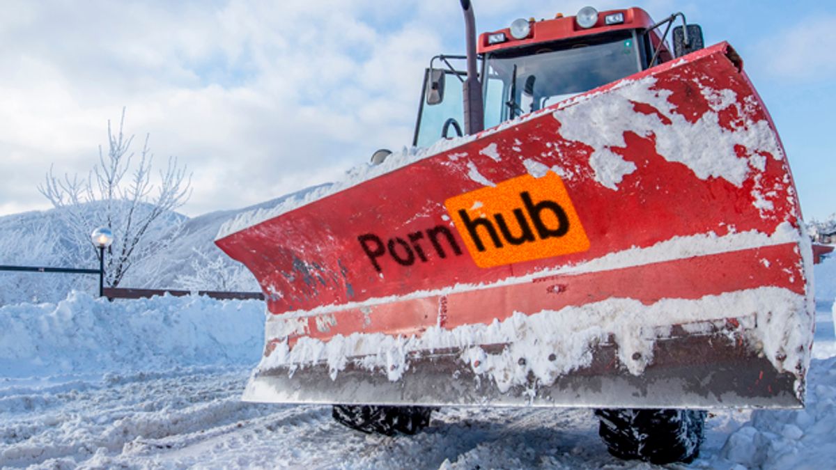 Pornhub wants to make sure you get plowed this snowstorm — literally |  Salon.com