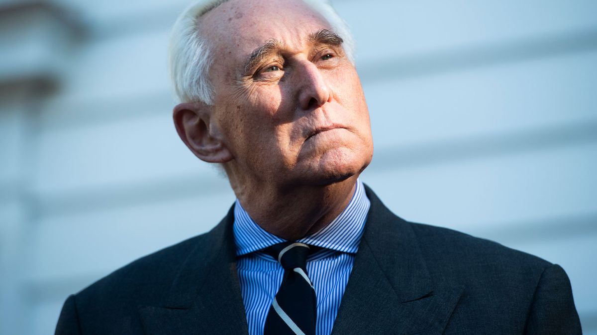 Out of power Roger Stone feebly tries to troll Biden family