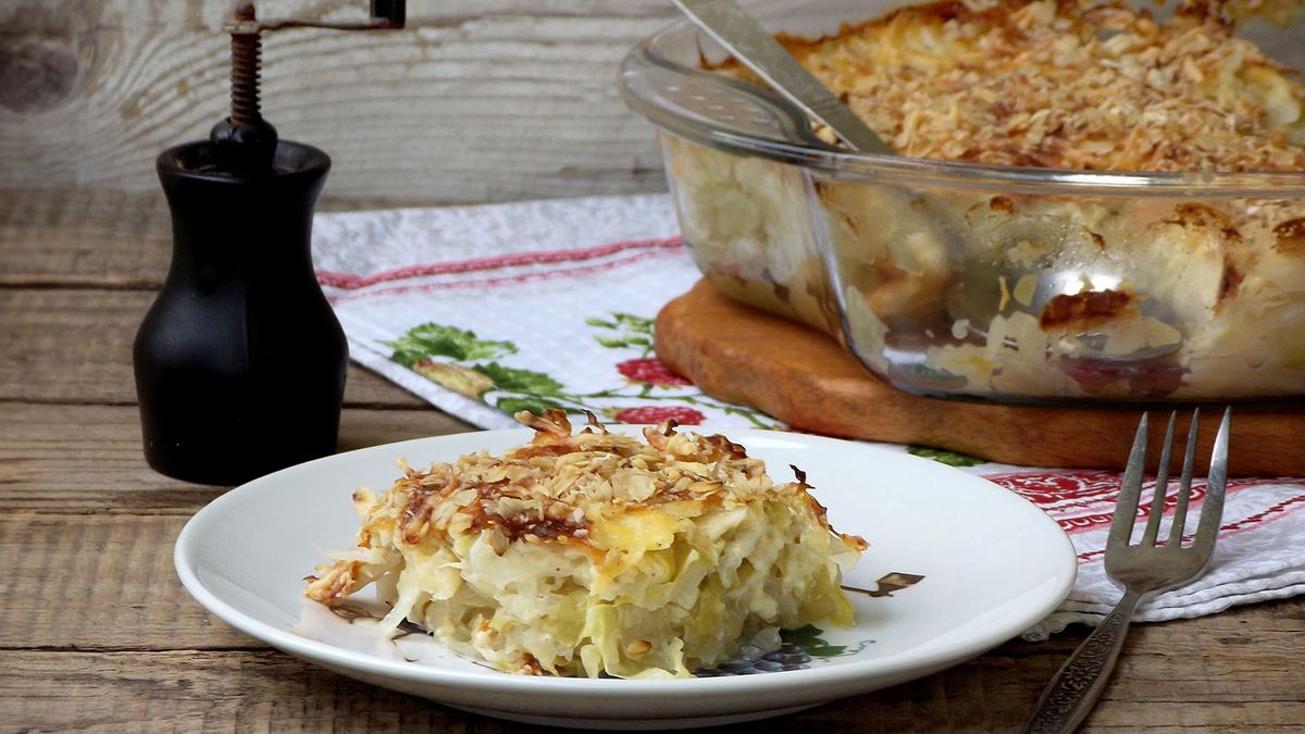 This cabbage casserole is the perfect comfort food to enjoy on St.  Patrick's Day
