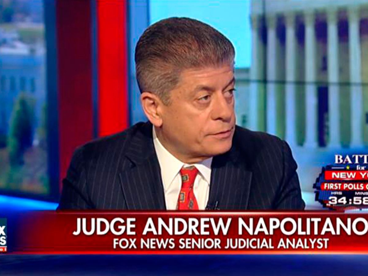 Fox News' Andrew Napolitano says Bill Barr may have committed ...