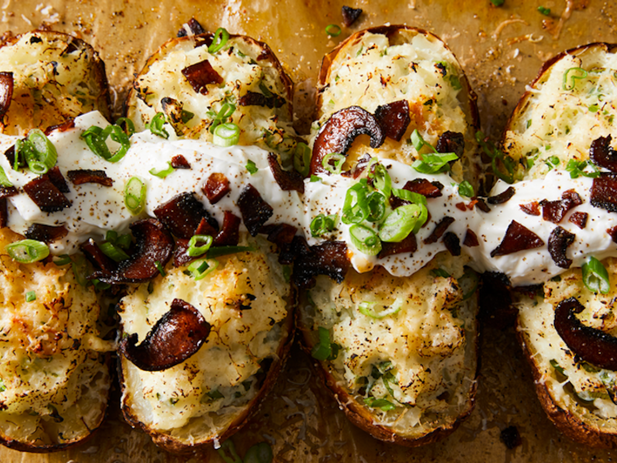 Crispy Creamy Loaded Baked Potatoes Satisfying Enough To Be Dinner Tonight Salon Com