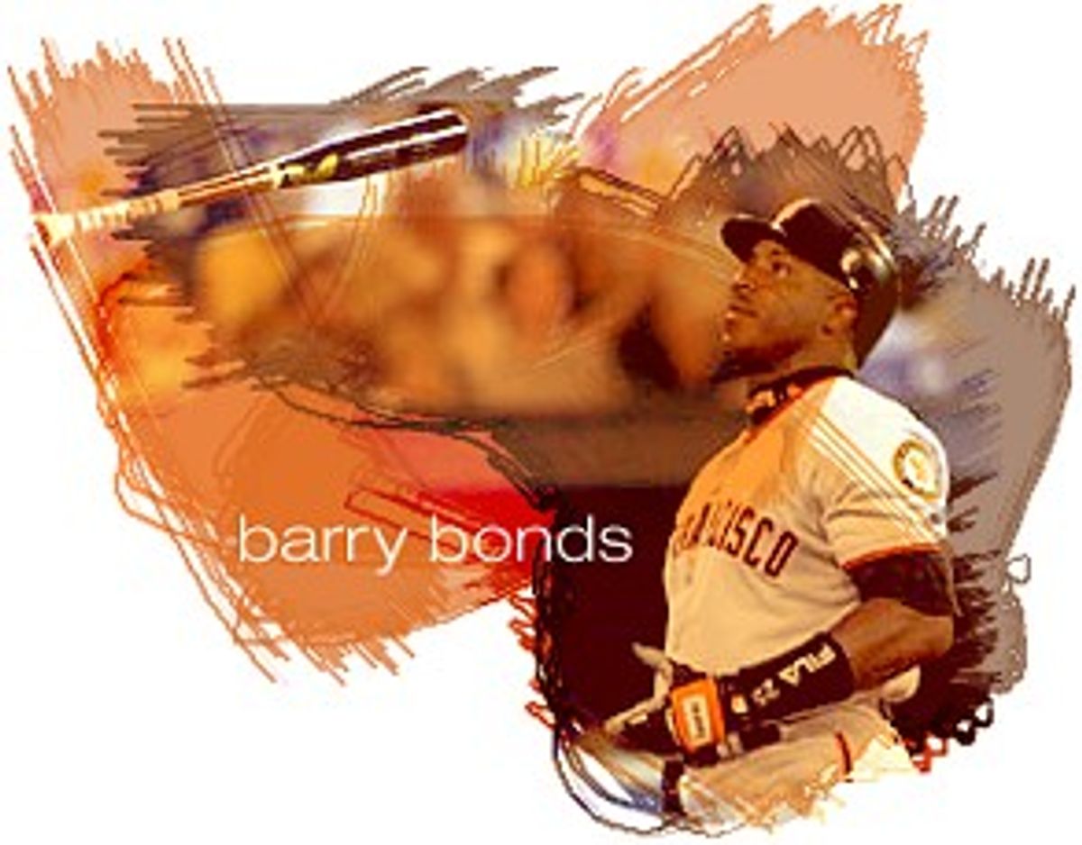 April 2, 2002: Barry Bonds hits two HRs as Giants rout Dodgers on Opening  Day