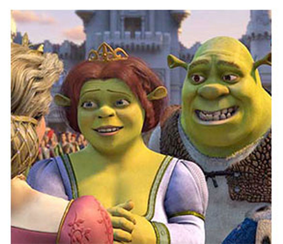 Shrek 2 but only when ANYONE says E 
