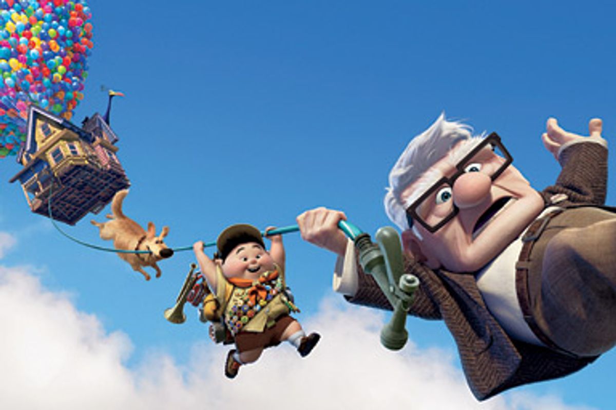 Dug, left, Russell, and Carl Fredricksen in "Up."