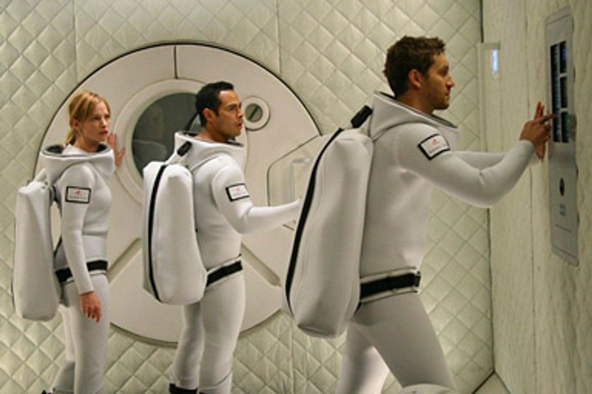 Sienna Guillory, left, Jose Pablo Cantillo and Gene Farber in "Virtuality."