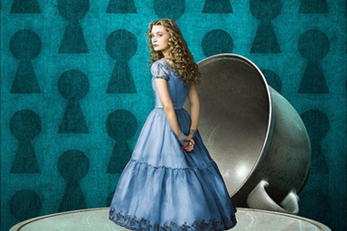 Mia Wasikowska as Alice in "Alice In Wonderland"