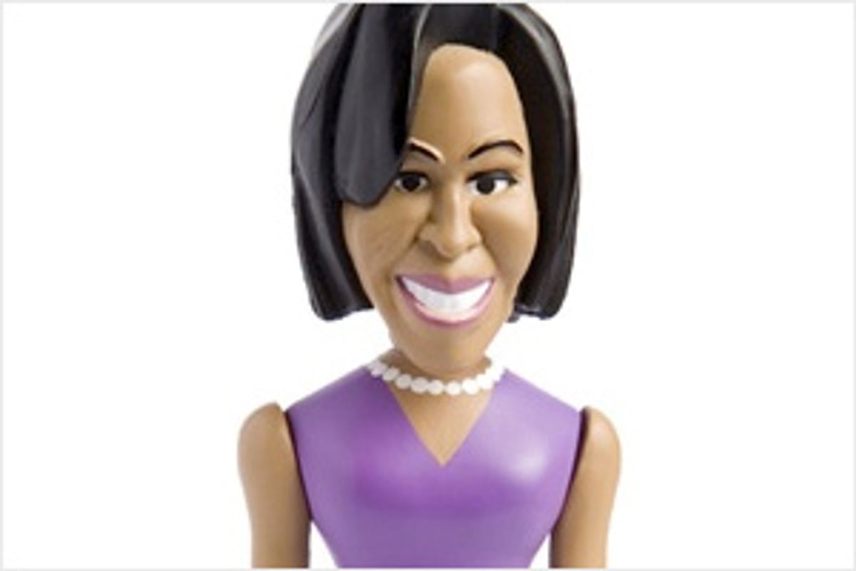 barack and michelle obama dolls