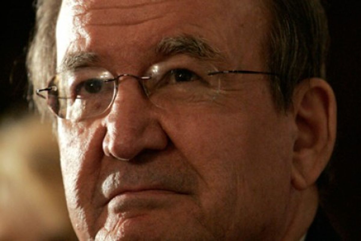 Pat Buchanan is shown at the 2007 N.H. Primary Awards Dinner in Manchester, N.H., Monday, 26, 2007           