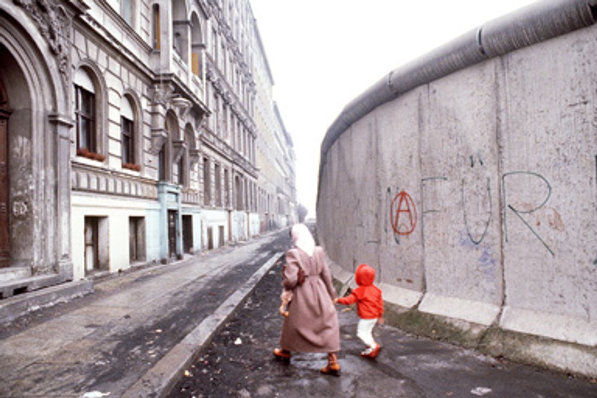 The Berlin Wall - undated photo.