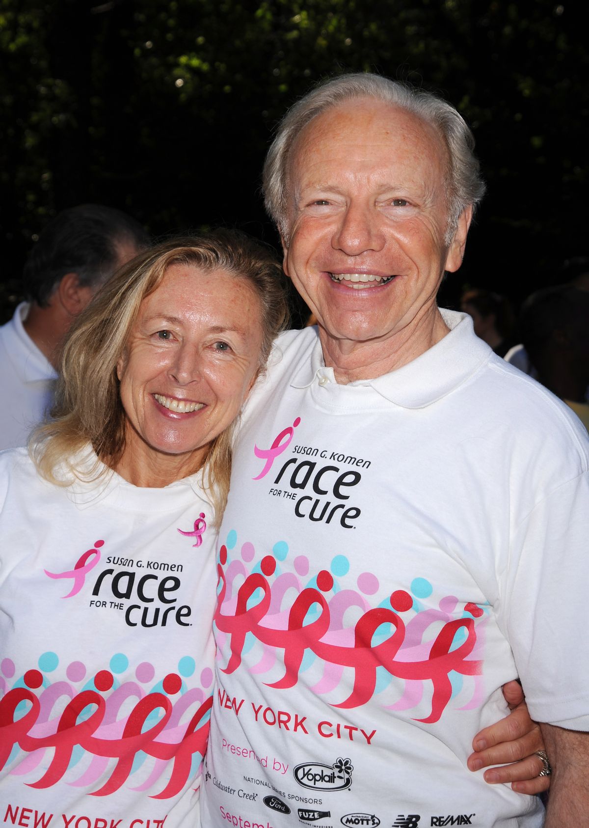 Joe Lieberman and wife Hadassah attend the Susan G. Komen New York City Race for the Cure 2009 at Central Park on September 13, 2009 in New York City, Ca (AP Photo / Tammie Arroyo)    (Associated Press)