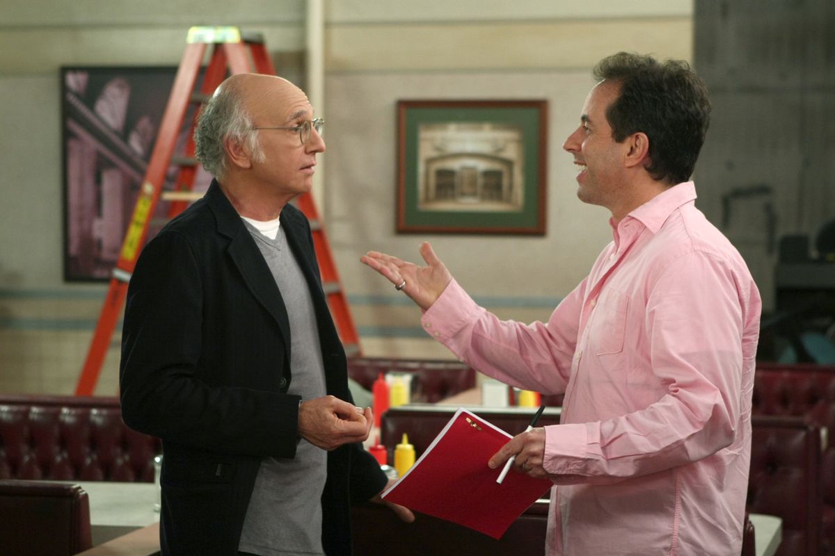 Larry David and Jerry Seinfeld  
