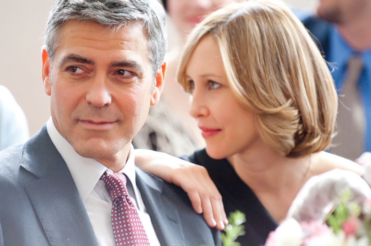 George Clooney and Vera Farmiga in "Up in the Air."  (Photography By: Dale Robinette)