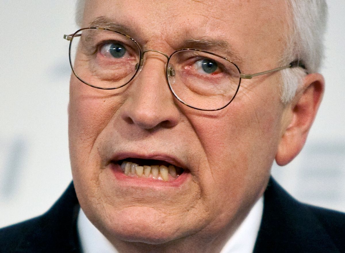 U.S. Vice President Dick Cheney speaks about national security at the American Enterprise Institute in Washington in this file image from May 21, 2009.  The CIA withheld information from Congress about a secret counterterrorism program on orders from Cheney, a leading U.S. senator said on July 12, 2009. REUTERS/Joshua Roberts/Files (UNITED STATES POLITICS IMAGES OF THE DAY) (Reuters)