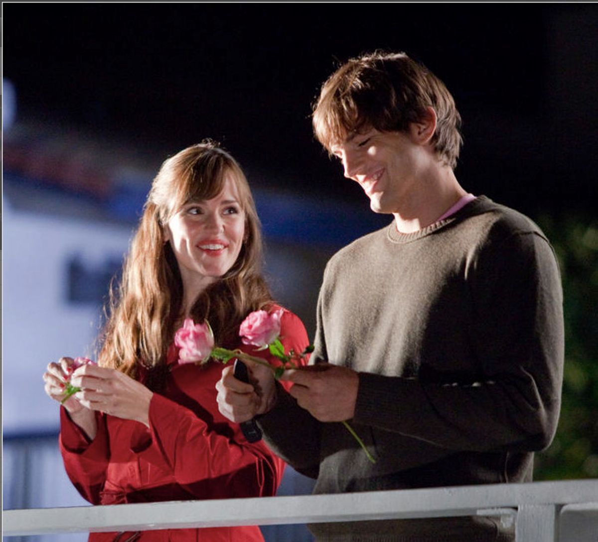 Jennifer Garner and Ashton Kutcher in "Valentine's Day."      