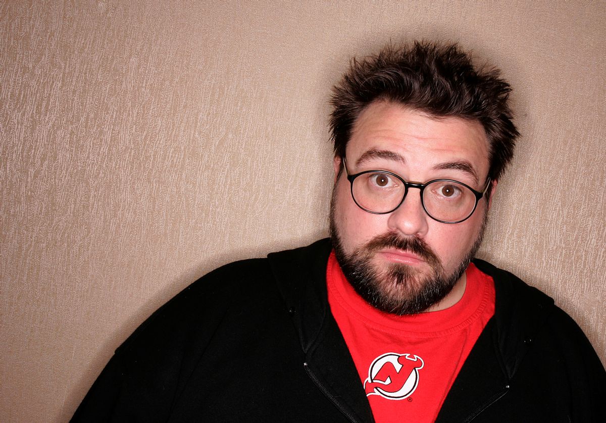 ** FILE ** In this Sept. 8, 2008 file photo, director Kevin Smith from the film "Zack and Miri Make a Porno" poses for a portrait during the Toronto International Film Festival in Toronto. (AP Photo/Carlo Allegri, file) (Associated Press)