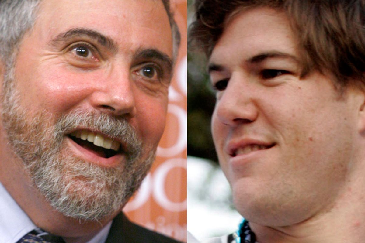 Paul Krugman and Scott Fujita                                             