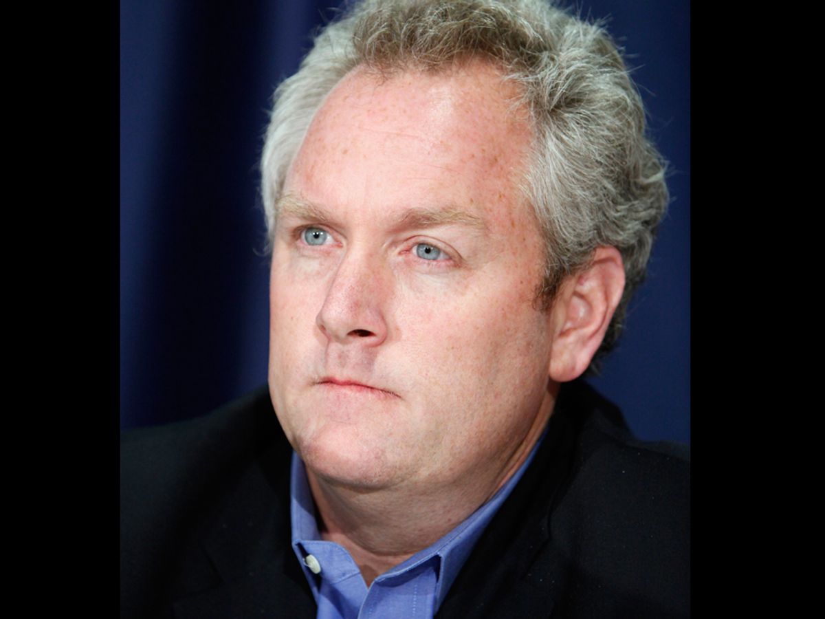 Andrew Breitbart attends a news conference at the National Press Club in Washington, Wednesday, Oct. 21, 2009.