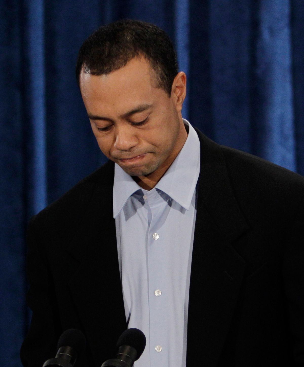 Tiger Woods during a news conference in, Friday, Feb. 19, 2010, in Ponte Vedra Beach, Fla. (AP Photo/Eric Gay)   (Associated Press)