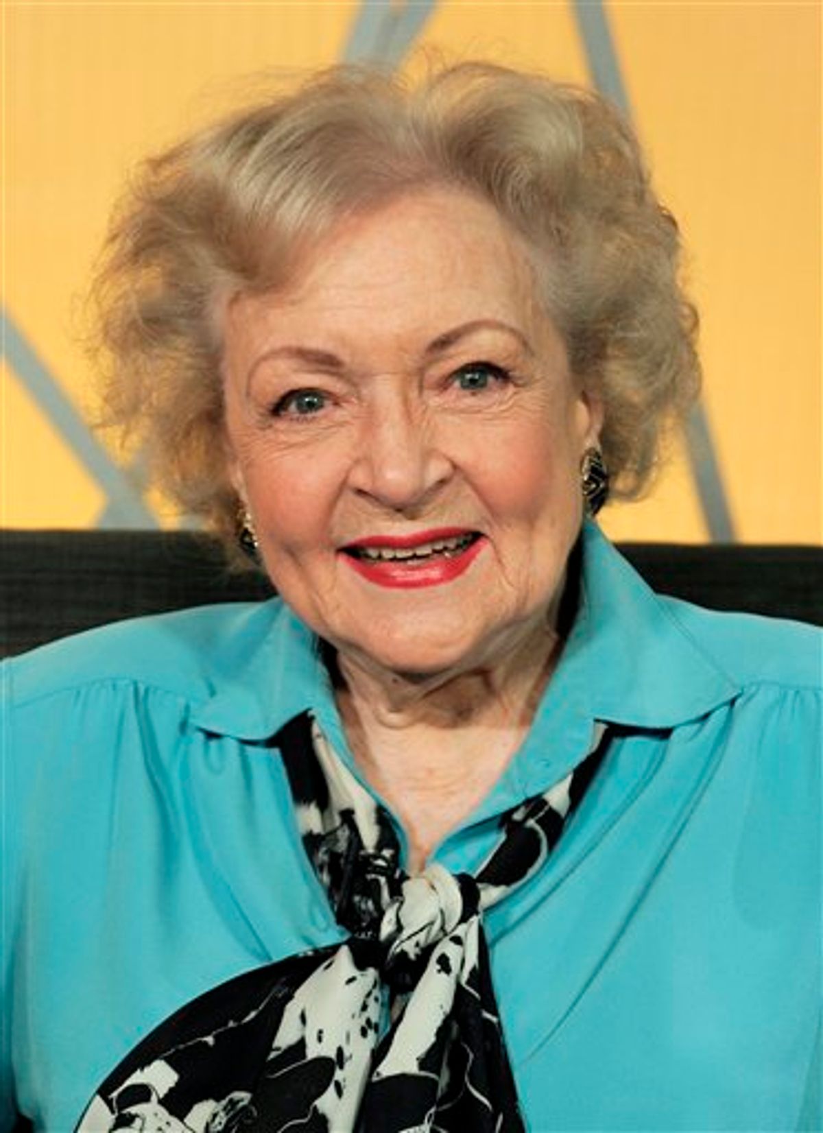 FILE - In this Nov. 29, 2009 file photo, actress Betty White poses for a portrait in Burbank, Calif. (AP Photo/Chris Pizzello, file) (AP)