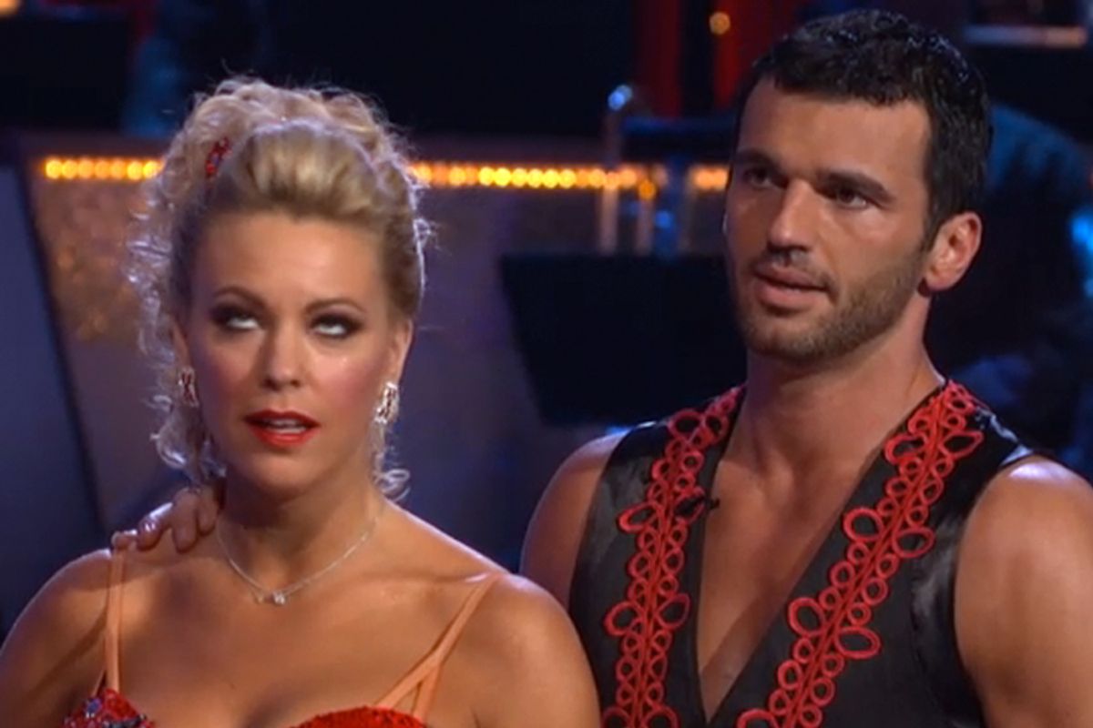 Kate Gosselin and Tony Dovolani on "Dancing with the Stars."