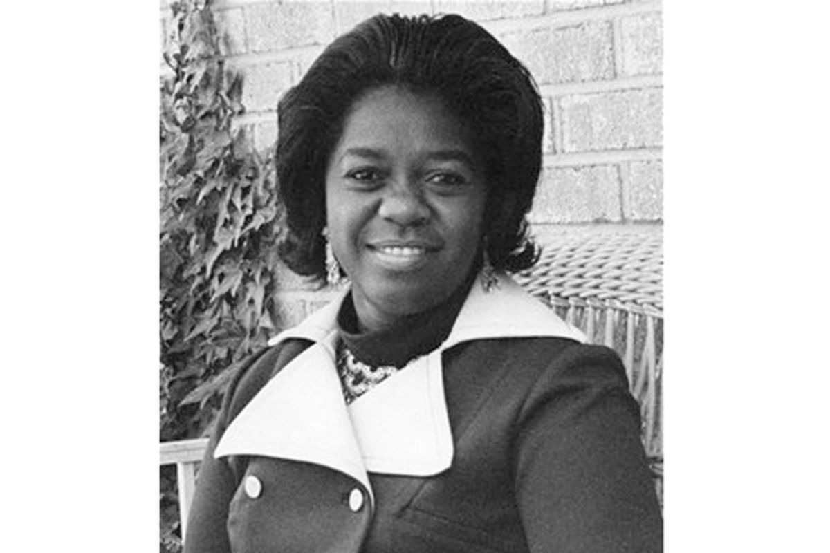Juanita Goggins is seen in a 1974 file photo in Rock Hill, S.C. 