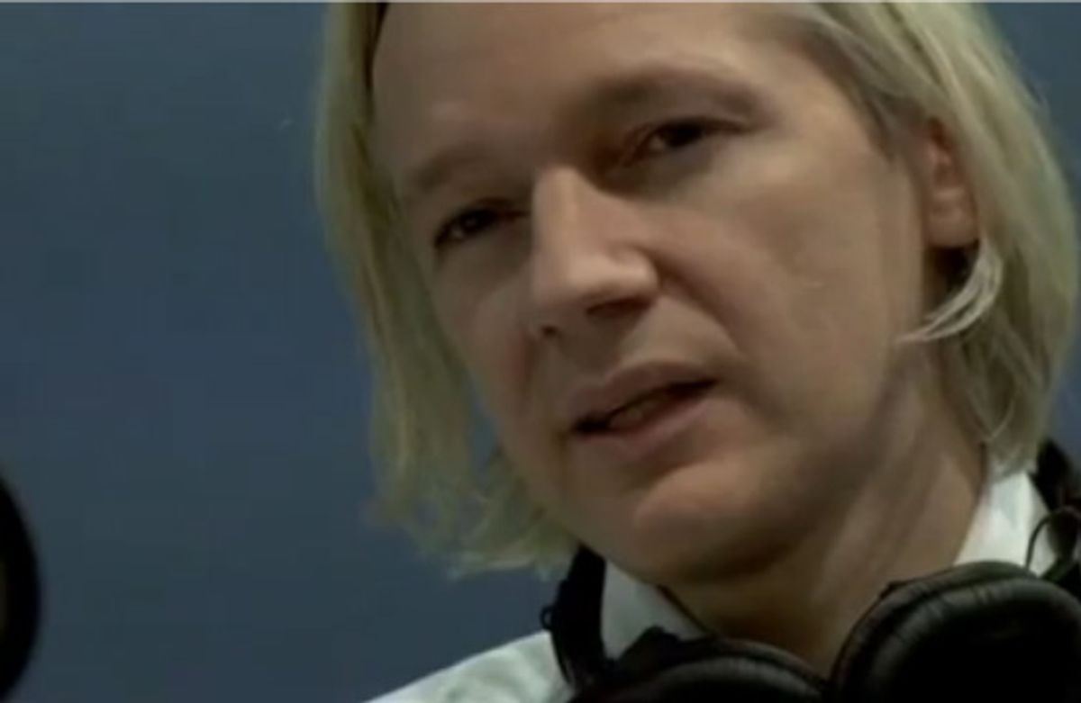 Julian Assange, editor of WikiLeaks.