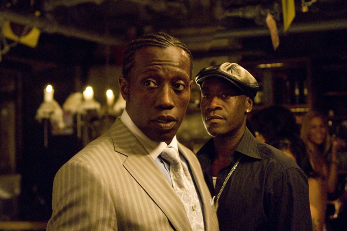 Wesley Snipes and Don Cheadle in "Brooklyn's Finest."