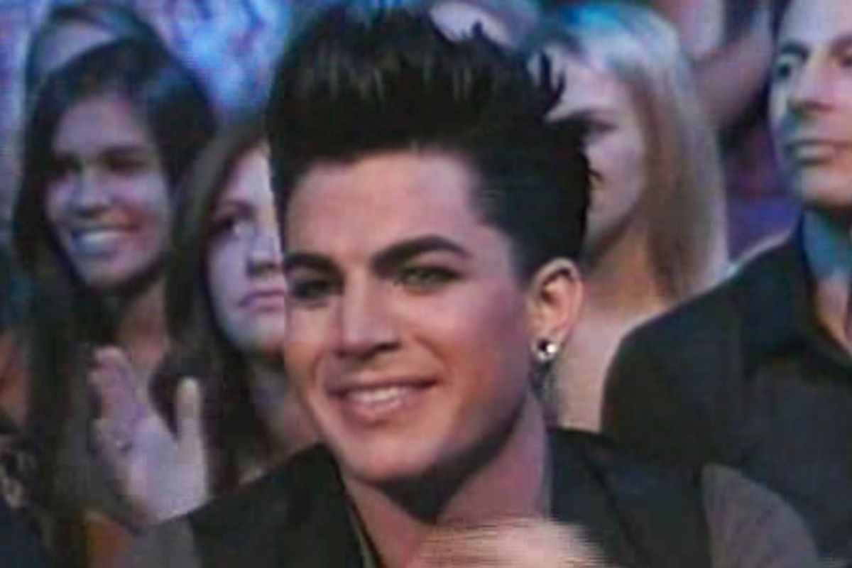 Adam Lambert on Tuesday night's "American Idol."